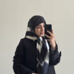 روسری ابریشم وارداتی کد 5
