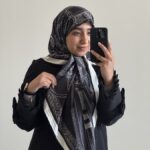 روسری ابریشم وارداتی کد 10