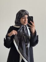 روسری ابریشم وارداتی کد 10