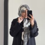 روسری ابریشم وارداتی کد 11