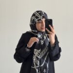 روسری ابریشم ژاکارد وارداتی کد 9